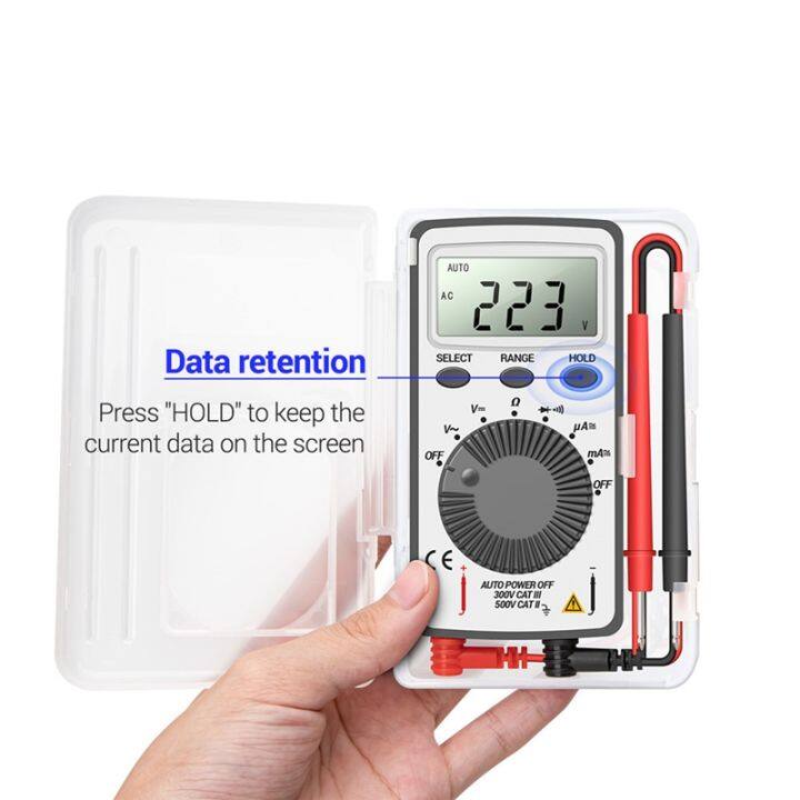 aneng-an101-mini-digital-multimeter-multimetro-tester-dc-ac-voltage-current-lcr-meter-pocket-professional-testers