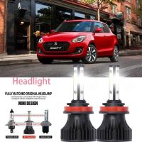 ไฟหน้ารถยนต์ LED LAI 40w 6000k สีขาว สําหรับ Suzuki Swift (1st Gen) ปี 2005-2009