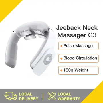 Xiaomi Youpin Jeeback G3 Neck Massager [Electric, Wireless TENS Pulse, Relieve Neck Pain, 4 Head Vibrator / Heating]