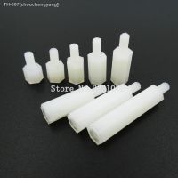 ☊ 50PCS/LOT White Plastic Nylon M3 Hex Column Standoff Spacer Screw Stand-off M3 Hex Screw Male M3x5/6/8/10/12/15/20/25mm 6