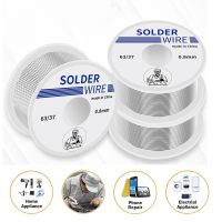 0.8mm 1.0mm 63/37 Soldering Tin Wire Tin Melt Rosin Core Solder Soldering Wire Roll No-clean FLUX 2.0 Tin Fusible tin