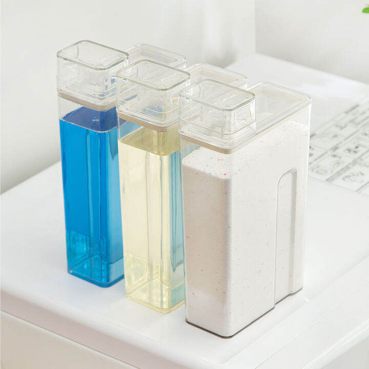 Locaupin Multifunctional Transparent Liquid Detergent Dispenser Laundry