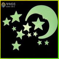 VHGG 100 Pcs Beautiful Glow In Dark Wall Stickers Kids Room Decoration Luminous Stars 3D Fluorescent Moon