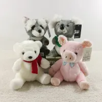 Hug Baby Animal Family Series ตุ๊กตาตุ๊กตาลูกหมู หมีโคอาล่าแรคคูนคว้าตุ๊กตาขายส่ง