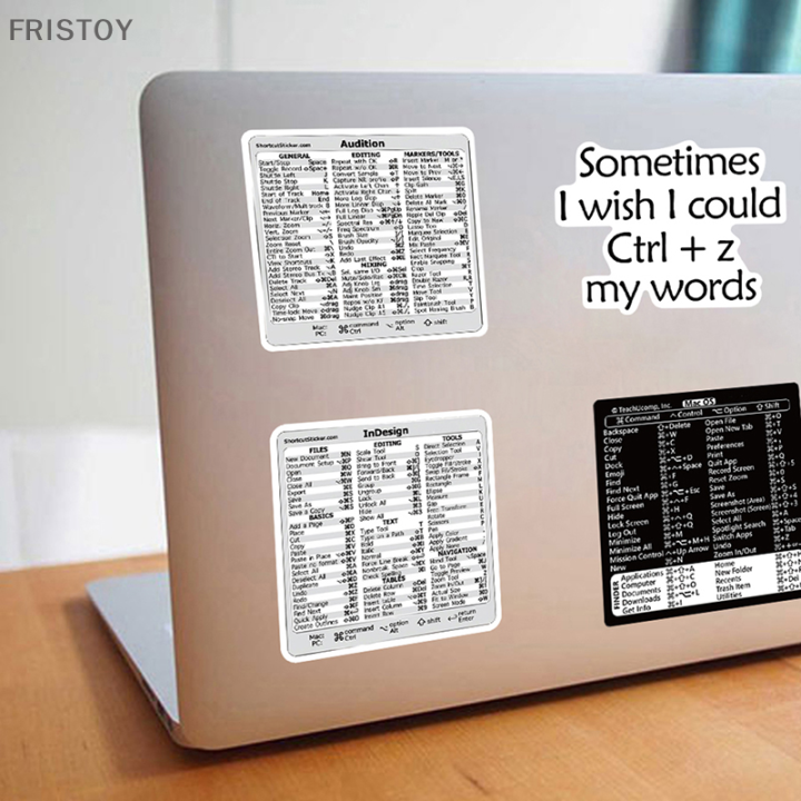 fristoy-สติกเกอร์30ชิ้น-windows-adobe-photoshop-คู่มือแป้นพิมพ์ลัดอ้างอิงด่วน