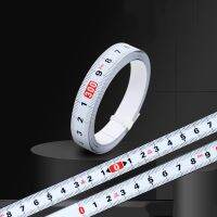 【YF】ﺴ  Cuttable Self-adhesive Scale Strip Ruler Stickers 10/12.5mm Width 0.5-1M Metal Tape MeasureTrack Sewing Machine Accessories