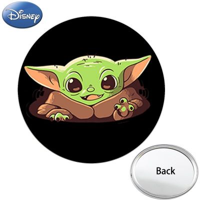 Disney Star Wars Baby Yoda Mirror Compact Portable Makeup Travel Purse Pocket Mirrors Kids Birthday Gift BY88 Mirrors