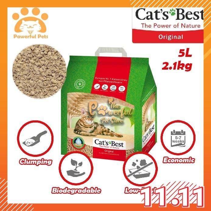 Cat litter Cat's Best Oko Original Cat Litter tural Fibre Fiber Pine