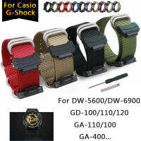 ผ้าใบไนลอนสายนาฬิกาสำหรับG-SHOCK GA 110 100 DW5600 GA 400 นาฬิกาชุดด้วยเครื่องมือ 22 มิลลิเมตรแทนที่ไนล่อนการออกแบบแฟชั่นนาฬิกาวงสาย