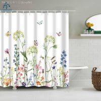 【CW】✣►  Painting Printed Mildew Proof Polyester Shower Curtains Washable for