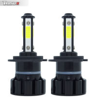 TXVSO8 1คู่ไฟหน้ารถ LED หลอดไฟ H7 H4 H11 9005/HB3 9006/HB4 9012 HIR2ไฟ LED Super Bright 72W 16000LM ไฟหน้าอัตโนมัติหมอกไฟ6000K สีขาว