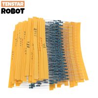 100pcs 1/4W 1R 22M 1 Metal film resistor 100R 220R 1K 1.5K 2.2K 4.7K 10K 22K 47K 100K 100 220 1K5 2K2 4K7 ohm resistance