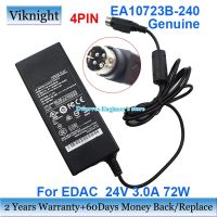 ใส♞2023ใหม่... EA10723B-240อะแดปเตอร์ AC 24V 3.0A 72W ที่ชาร์จสำหรับ EDAC แหล่งจ่ายไฟ150600200 33120721017 C3 4pin