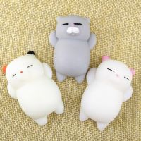 （A Decent） 1Pcs Antistress Dollcat น่ารัก Kawaii ตุ๊กตา Squeeze StretchyHealing ความเครียด Hand Fidget Vent ของเล่น