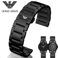 นาฬิกา Armani Steel Belt พร้อมสายนาฬิกาโลหะสีดำ AR60008/5905/5981/2433 สำหรับผู้ชาย