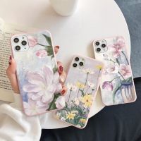 Oil Painting Art Flowers Case For Samsung Galaxy S22 S20 FE S21 S10 S9 Edition Plus Ultra Lite S8 A03 M52 M32 M31 M12 F12 Cover Drawing Painting Suppl