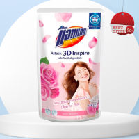 น้ำยาซักผ้า แอทแทค 3D สูตรน้ำ Attck 3D น้ำยาซักผ้า ครบสูตร สูตรเข้มข้น 650-770 ml l Unimall_Th อินสไปรส์ สีชมพู 650มล.