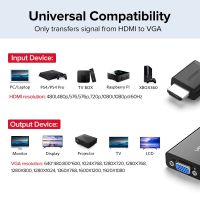 อะแดปเตอร์ Ugreen HDMI to VGA Adapter สำหรับ PS 4 Pro Raspberry TV