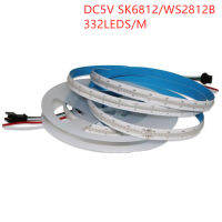 COB RGB Smart Dream Color Magic Digital 5V Addressable LED Strip High Density No Spot 332ledsm WS2812B PIXEL Strip Light