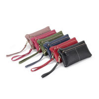 Women Genuine Leather Wallets Lady Wristlet Handbags Long Money Phone Bag Zipper Coin Purse Female Clutch Woman Wallet Burse