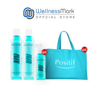 Positif Hair Shampoo (200ml.) 2 ขวด + แถมฟรี Positif Hair Serum (115ml.) 1 ขวด + แถมฟรี กระเป๋า  Its Real You Bag 1 ใบ