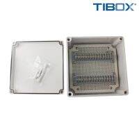 TIBOX TJ-30P-M กล่องพลาสติก พร้อมเทอร์มินอลบล็อก(Plastic Terminal Block Box IP66) 30Pole 10A Size : 200x200x95 mm.