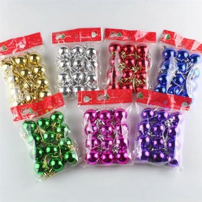 12pcs Christmas Tree Decorations Bubbles Xmas Ball 3cm