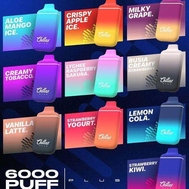 【Show Time】SWEET MENTHOL Chillax PLUS up to 6000 Puffs Original