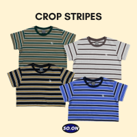 SO.ON เสื้อ Crop ลายทาง รุ่น Travel
