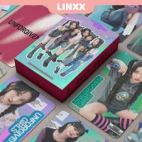 LINXX อัลบั้มสมุดภาพซีรีส์55ชิ้น LE SSERAFIM อัลบั้มที่ไม่สามารถยกโทษให้ได้การ์ด Lomo ชุดโปสการ์ดถ่ายรูป Kpop