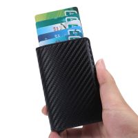 New men multi-function card package creative double aluminum box of ms wallet card change bag bag --A0509