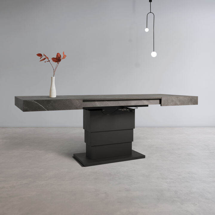 (SG READY STOCK) T Bar Extendable Coffee Dining Table 10 Seater