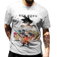 2023 NEWNew Anime เด็ก Tshirt Tops Vegeta Men Essentials Z Goku แฟชั่น Harajuku แขนสั้นผู้ชายเสื้อยืด