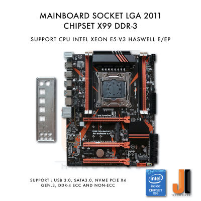 Mainboard OEM X99 DDR3 (LGA2011) Support Intel Xeon E5 V3 (NEW)