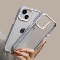 {OLI STUDIO} สำหรับ iPhone 13 Pro Max กันกระแทกแบบใสเคสโทรศัพท์ PC แบบแข็งสำหรับ iPhone 12 11 13 Pro Max XS Max XR X 13 11เคสกันกระแทกใส