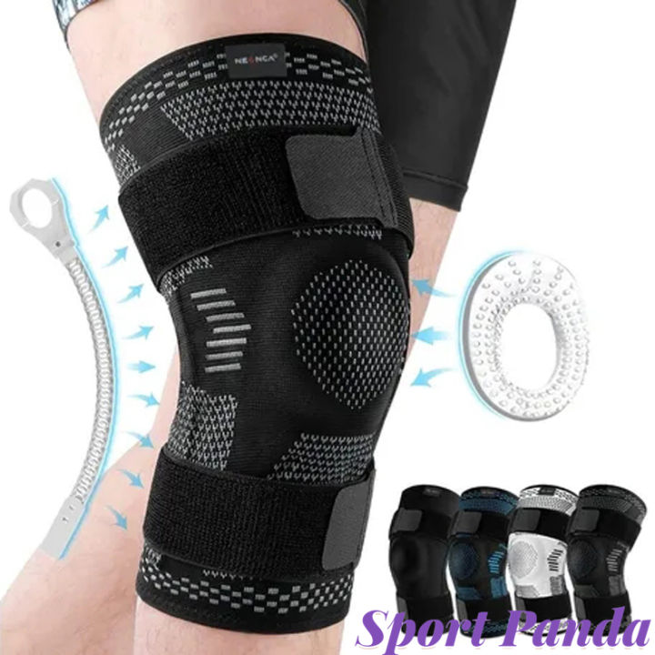 Sport Panda Bandage Knee Brace Support Compression Sleeve with Side ...