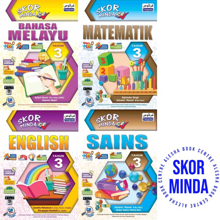 Fargoes Skor Minda A+ Tahun 3 Bahasa Melayu/English/Matematik/ Sains ...