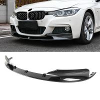 Front Bumper Spoiler Lip For BMW F30 F31 3 Series M Sport 328i 330i 335i 320i 2012-2018 Carbon Fiber Look Lower Splitter Blade