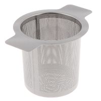 ● 10cmx7.5cm 1Pc Stainless Steel Mesh Tea Infuser Metal Cup Strainer Loose Tea Leaf Filter Sieve