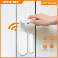 Staniot DS100 Tuya 433mhz Alarm Accessories Smart Remote Control Wireless Door and Window Alarm Sensor Door Open/Closed Detecors Household Security Sy