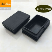 40*60mm Black Square tube plug  plastic plug Non-slip  Table chair  stool foot pad  Furniture foot support pipe inner plug Pipe Fittings Accessories