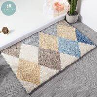 European Door Mat 40*60cm Bathroom Carpet Rugs High Quality Nordic Design พรมเช็ดเท้าหน้าประตู พรมเช็ดเท้าหน้าห้องน้ำ พรมกันลื่น ลวดลายสวยงาม