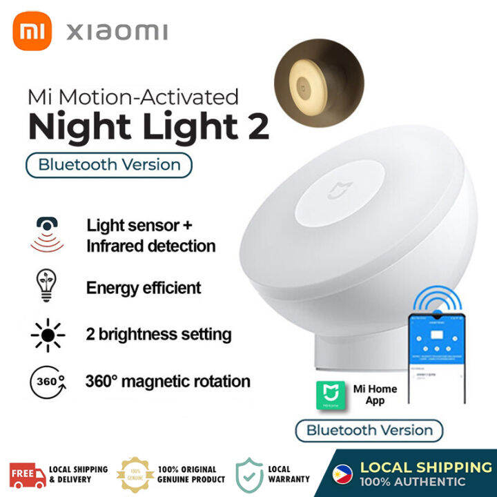 Xiaomi Mijia Night Light 2 Motion-Activated Light Bluetooth Smart APP ...