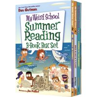 My weird school summer reading box set crazy school summer special 3 boxed childrens English elementary chapters recommended reading materials for American primary schools English original imported books