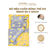 Bộ Nệm Trẻ Em Chần Bông Cho Bé Đi Học Khang Home Baby Safety BBS23