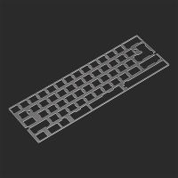 KBDfans 60 PC Material Plate For GH60 DZ60 Customized Mechanical Keyboard