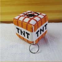 10ซม. Minecraft TNT Plush ของเล่น Plush Key Chain จี้น่ารัก Minecraft Mini Plush Soft ตุ๊กตาของเล่นสำหรับของขวัญเด็ก