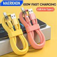 6A USB Type C Fast Charging Cable 100W Mobile Phone Cable For Samsung Huawei P40 Xiaomi 13 Redmi Note 12 Oneplus Quick Charge