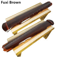 【วันจันทร์ Muzikal】เจ็ดนางฟ้า Cina Fuxi Guqin 7สาย Purba Zither Warna Coklat untuk Amalan Permulaan Guqin 100 Alat Muzik Butanga