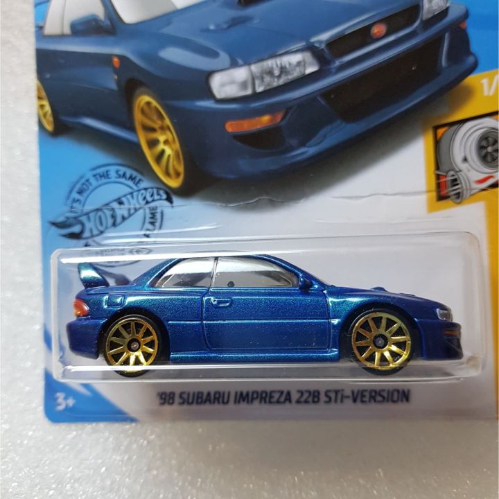 สินค้าเกรดพรีเมี่ยม-คุณภาพดี-hotwheels-98-subaru-impreaz-sti-version-ของเล่นเสริมทักษะ-เกมฝึกสมอง